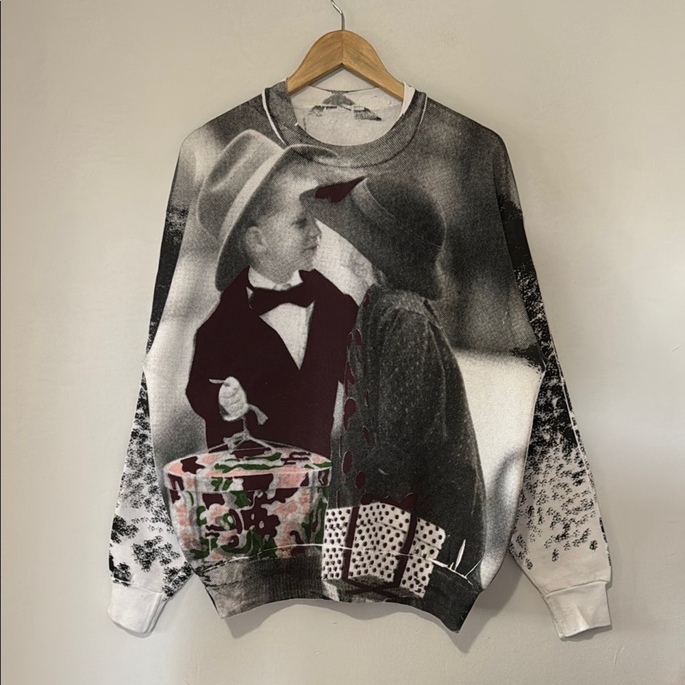 Vintage First Date Crewneck / XL / AOP / RARE!